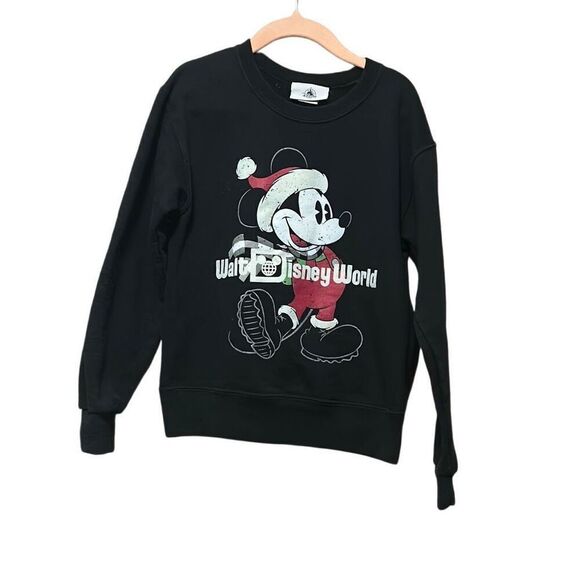 Walt Disney World Mickey Mouse Christmas Holiday Sweatshirt Small - Picture 1 of 5